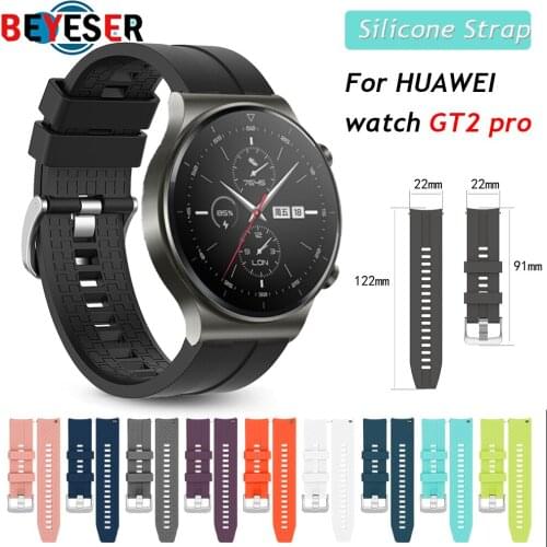 NEW Official Style Strap For HUAWEI WATCH GT 2 Pro Silicone Band For HUAWEI GT2 Pro gt2pro Watchband Bracelet Correa