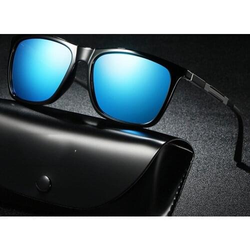 Fashion Aluminum Magnesium Night Vision Polarized Sunglasses For Men Women Brand Design Unisex Driving Fishing Sun Glasses De So