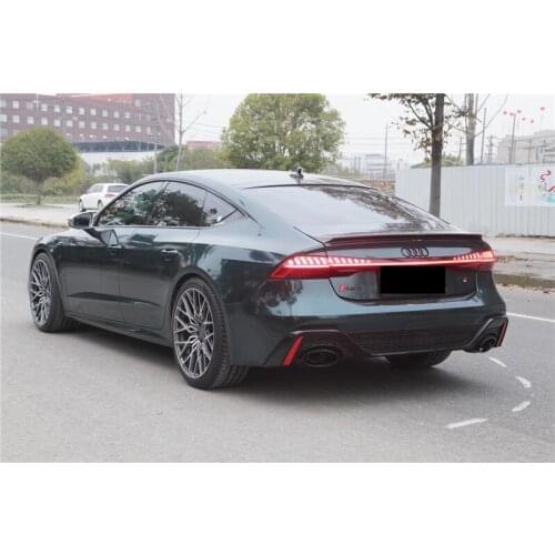 Suitable For New Audi A7 Modified Rs7 Bar Surround the Rear Throat of Cax German One Data Gun Barrel