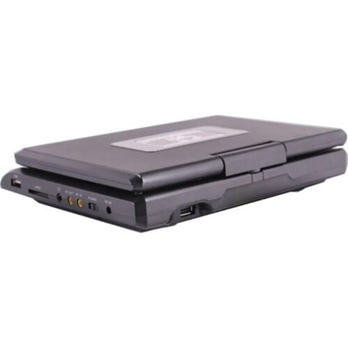 Portable Media Player Support USB/SD Card Multiple Disc Formats 7 '' Screen w/ Remote Controller Game Pad for Dorm Home