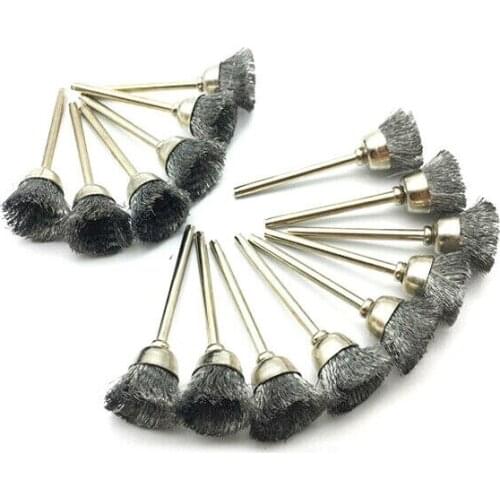 Cleaning Wire Brush Derusting Grinding Stripping residue 15pcs/Set Mini