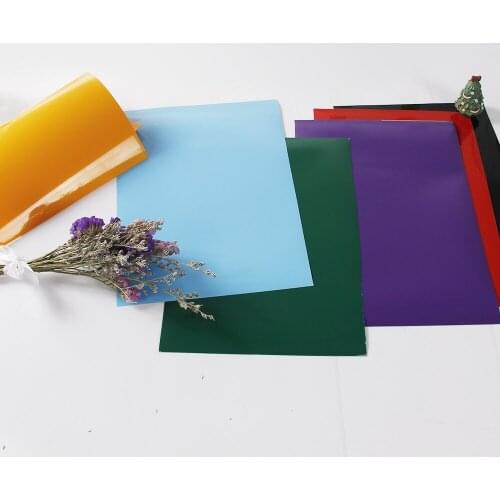 SUNICE PU Heat Transfer Vinyl Use for Garment Frabic Iron on Clothing Deisgn Style Gift Festival 10 Color A4 Size Mixed Pack
