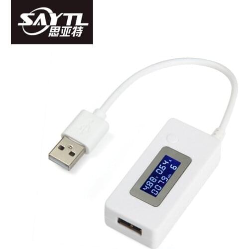USB Charger Doctor 3 in 1 Mobile Power Detector Battery Test Voltage Current Meter Battery Tester white Measuring Instruments