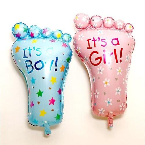 1PC 79*46cm 1PCS Large Size Feet Foil Balloon Cartoon Wedding Birthday Party Decoration Inflatable Air Balloon