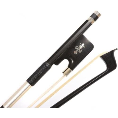 16" Viola Bow Carbon fiber Wood Fast Action Straight Top Horse Hair Silver String VA- 69