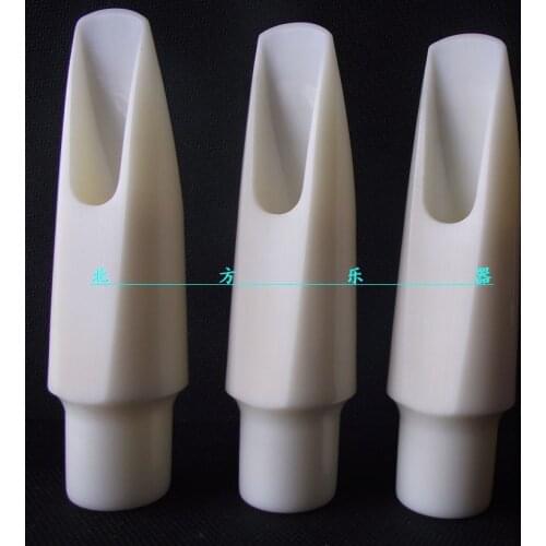 3pcs White Tenor sax mouthpiece excellent