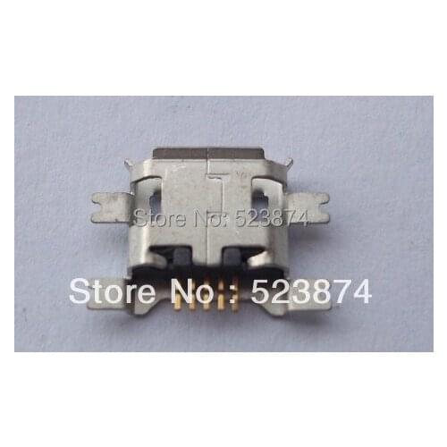 50pcs/lot free shipping micro 5Pin USB Female Connector charger connector, 1.17 usb connector charging port