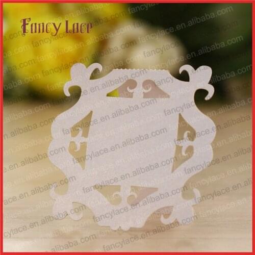 50PCS New Design Wedding Invitation Place Cards, Elegent Customized Die Cut Table Cards Photo Frame Shaped Paper Party Favors