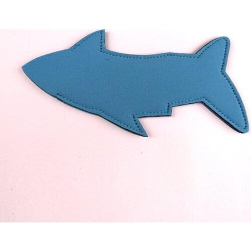FAst shipping Ice Cream Sleeve For Environmental Shark Shape Pure Color Popsicle Holder Neoprene Pop Holders Tools