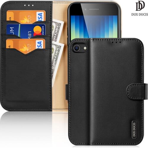 Case For iPhone 7/8/ SE 2020 Case DUX DUCIS Hivo Series Flip Cover Luxury Leather Wallet Case Full Good Protection Steady Stand