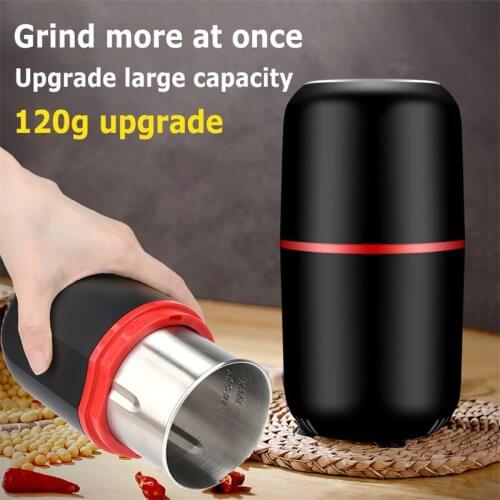 Electric Coffee Grinder Mini Portable Stainless Steel Multifunctional Salt Pepper Mill Machine for Home Kitchen Tools