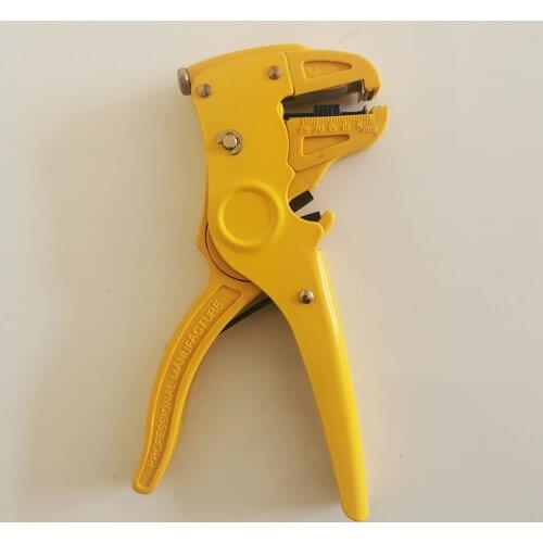 Hs-700d Duck-billed Stripper Forceps Self-adjusting Insulation Wire Stripper Cutter Hand Crimping Tool Decrustation Pliers Bent