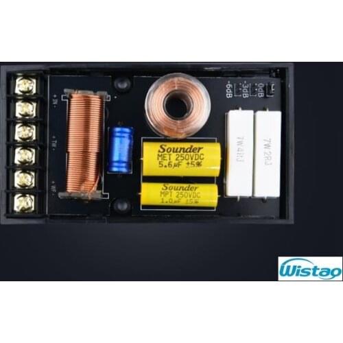 IWISTAO HIFI Car 2 Way Crossover Max Power 200W Crossover-point 3.5 KHz 4 ohm for 6.5 Inches Speakers Unit