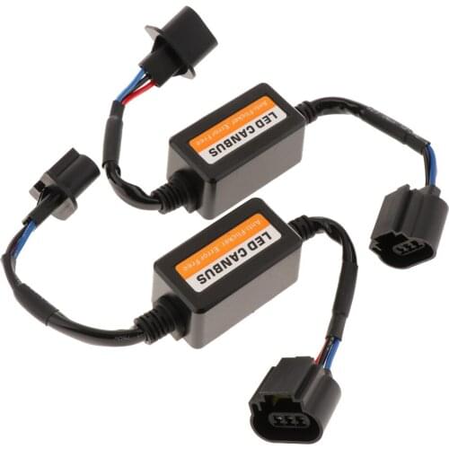 2 Pieces H13 LED Conversion Kit Headlight Canbus Error Free Anti Flickering Resistor Decoder