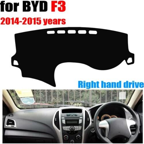 Car dashboard covers mat for BYD New F3 2014-2015 years Right hand drive dashmat pad dash cover auto dashboard accessories