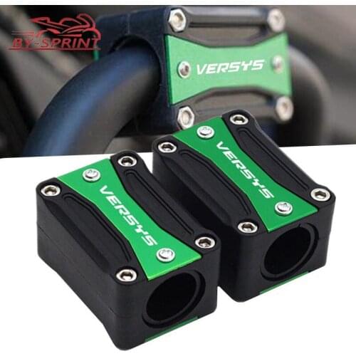 VERSYS Logo For Kawasaki Versys 650 1000 Versys 300X x300 300 Motorcycle CNC Engine Guard Bumper Protection Decorative Block