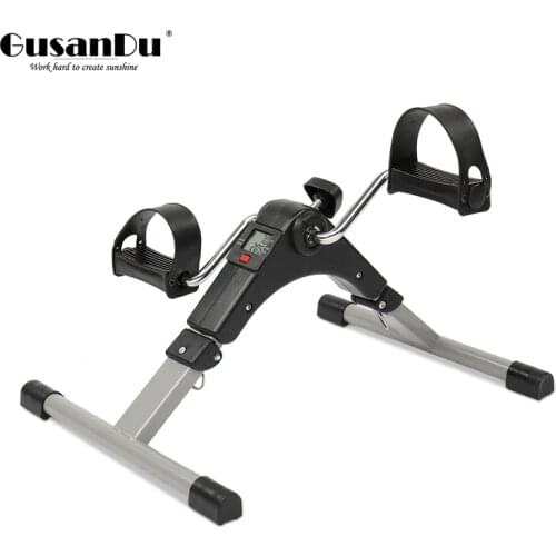 Mini Pedal Stepper Exercise Machine LCD Display Indoor Fitness Equipment Adjustable Resistance Cycling Bike Five-day Delivery