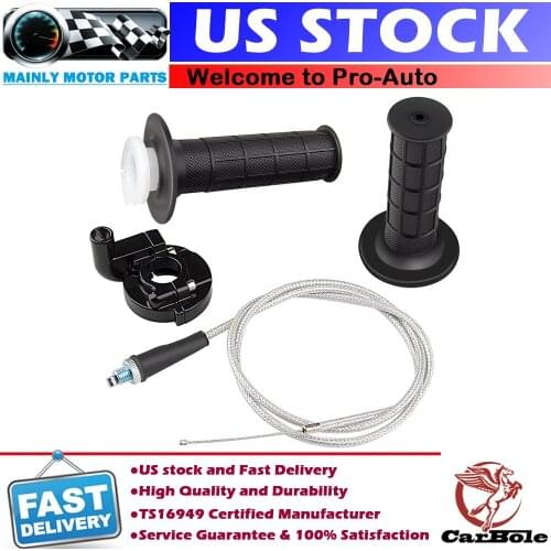 Throttle Cable Grip Casing Set For Honda XR50R XR70R XR75 XR80 XR80R XR100R Z50R