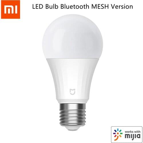 Original Xiaomi Mijia LED Bulb Bluetooth MESH Version E27 Smart LED Light Blub 5W 2700- 6500K Adjustable Brightness