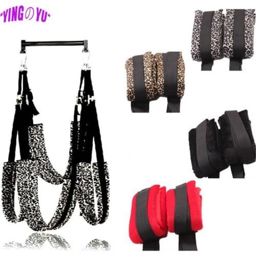 Door Hanging Sex Swing Erotic Furniture BDSM Bondage Handcuffs Restraint Slave Fetish Adult Games SM Sex Toys For Women Couples