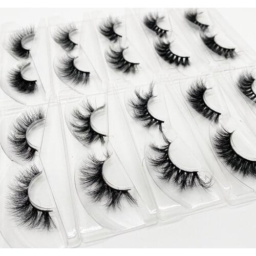 Dorvey Lashes Wholesale 10/30/50/100 Pairs 3D Mink Eyelashes Makeup Thick Mink Lashes Bulk Natural False Eyelashes Wispy Lashes