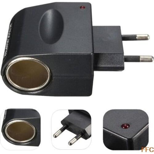 Car Cigarette Lighter Socket Premium AC To DC 12V 220V Wall Power EU Plug Car Cigarette Lighter Adapter