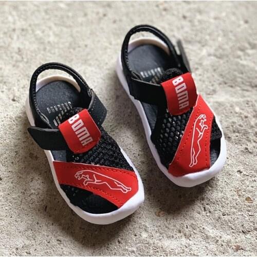2020 summer childrens shoes boys soft bottom beach shoes male baby Baotou sports sandals 1-3-5 years old non-slip