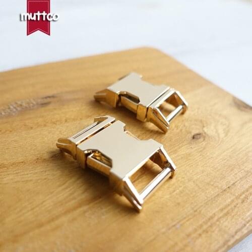 DIY dog collar safety quick marketing release buckle golden 15mm backpack paracord zinc alloy pet accessory CK-15G