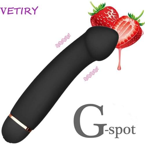 VETIRY Dildo Vibrator Sex Toys for Women G-spot Stimulate Female Vagina Clitoris Massager Strong Vibration AV Stick Silicone