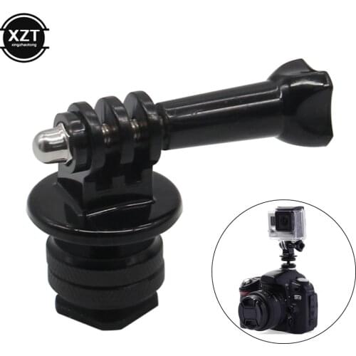 High Quality Professional Accessories 1/4 "Hot Shoe Adaptor With Tripod Mount Adapter Screws for Camera GoPro Hero 8/7/6/5/4