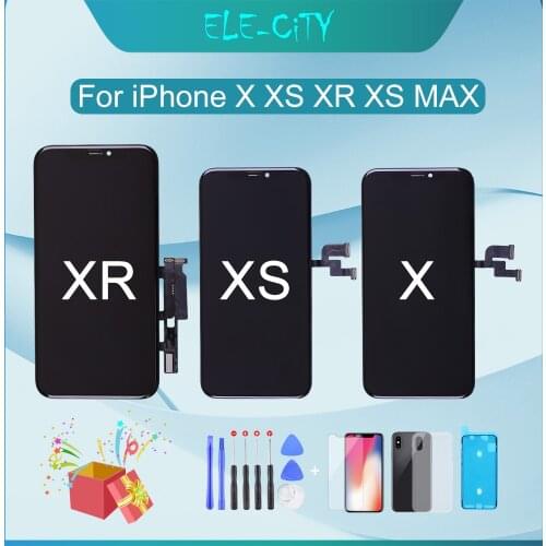 Grade AAA++ For iPhone X XR Xs Max 11 11 Pro LCD Touch Screen TFT OLED Display With Digitizer Assembly Replacement No Dead Pixel