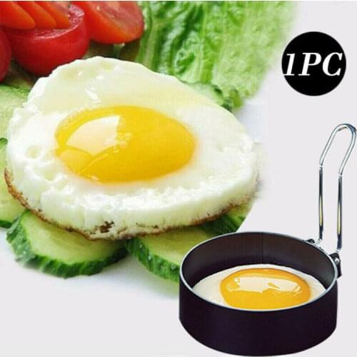 1pc Stainless Steel Fried Egg Shaper Pancake Mould Omelette Mold Frying Egg Cooking Tools Kitchen Accessories Gadget