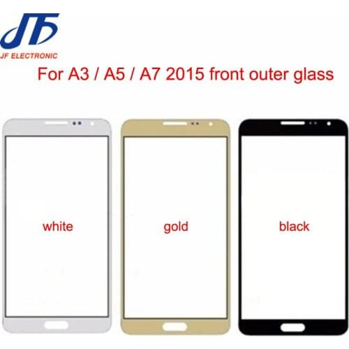 10pcs/lot Front Touch Panel Screen Outer Glass Replacement For Samsung Galaxy A3 A5 A7 2015 A300F A500F A700F