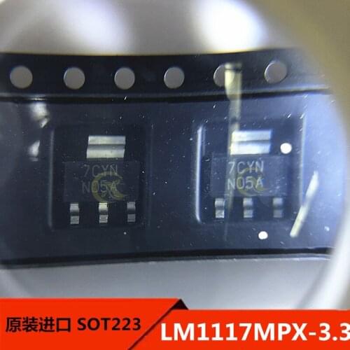 10PCS LM1117MPX-3.3 encapsulation SOT223 silk-screen N05A linear regulators original products
