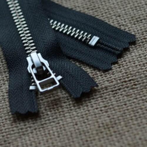 20 pieces/piece YKK metal zipper #5 white copper proximal zipper pocket boots and shoes handmade Diy sewing accessories wholesal