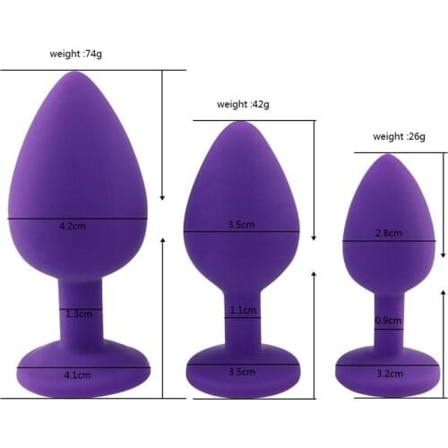 3PCS Plug Annal Juguetes Sexulaes Sex Gay Toys For Men And Women Couples Produtos Eroticos Sexis Produtos Erotyka