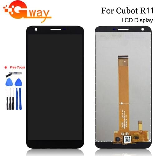 5.5" For Cubot R11 LCD Display with Touch Screen Digitizer Assembly For Cubot R11 LCD Mobile Phone Accessories With Free Tools
