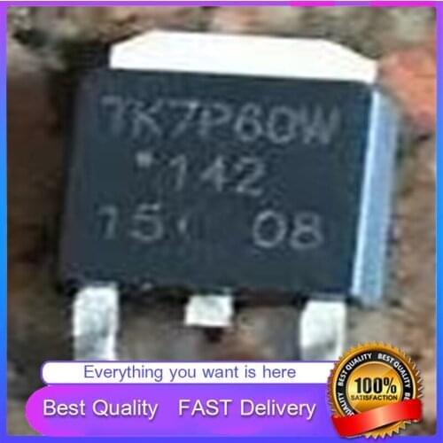 5PCS New Original TK7P60W PATCH SWITCH VOLTAGE REGULATOR MOS Field Effect Tube 600V 7A TO-252 Good Quality