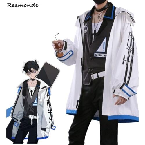 Anime Detective Conan Kudou Shinichi Cosplay Costume Case Closed Jimmy Kudo Coat Vest Shirt Pants Full Set Wig Men Boys Uniform