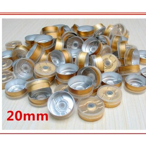 Free shipping 20mm aluminium-plastic caps,vial top is transparent,flip top cap