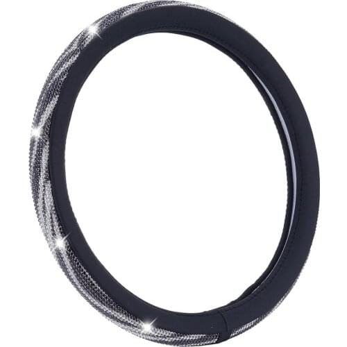 Car Steering Wheel Cover PU Anti-Slip Wheel Protector Automobile Interior Decoration Accessories Steering-Wheel Covers