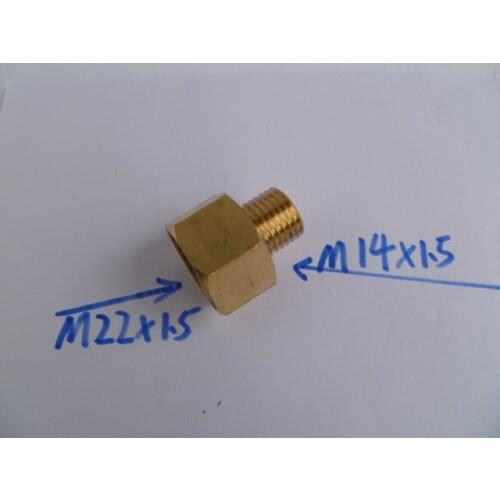 High pressure cleaning machine tube modified motorized spray tube switch adapter M22 * 1.5 turn outside M14 * 1.5