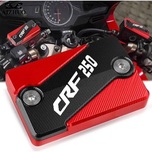 FOR HONDA CRF250 CRF250L CRF250M CRF250 RALLY 2017 Aluminum CRF Motorcycle Front Brake Clutch Cylinder Fluid Reservoir Cover Cap