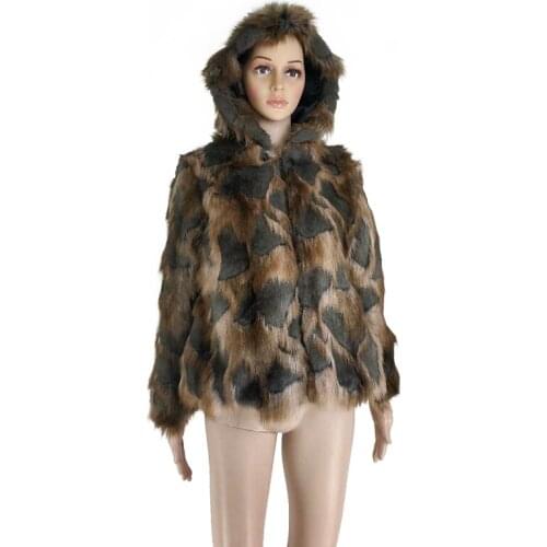 Elegant Imitation Fur Coat New Fashion Faux Fox and Mink Fur Short Jacket for Women Faux Fur Coat Streetwear Cardigan