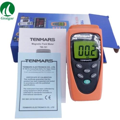 TM-191 EMF Electromagnetic Magnetic Field Meter Measuring Electromagnetic Fields of Extremely Low Frequency(ELF) of 30 to 300Hz