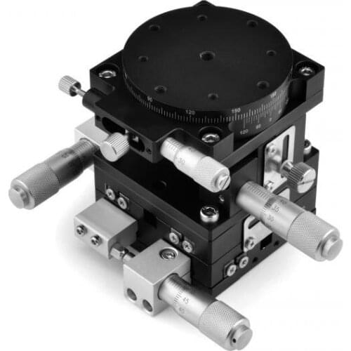 LT60-LM/LT60-RM Axis Trimming Platform Manual Linear Stage Bearing Tuning Sliding Table for Precision Movement Light Weight