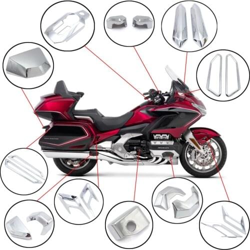 Chrome plating kit for motorcycle accessories for Honda Goldwing 1800 F6B GL1800 2018 2019 2020 Motorcycle Accessories