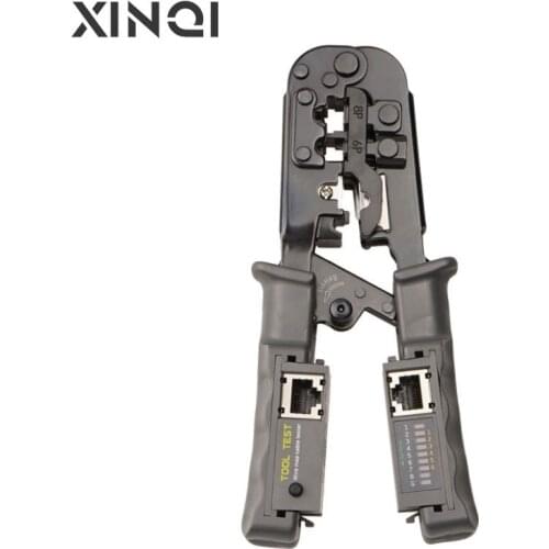 2 in 1 RJ45 Network LAN Cable Cutting Tool Cable Tester Cable Pliers 4P/6P/8P Wire Cutter Tool Test Crimping Pliers