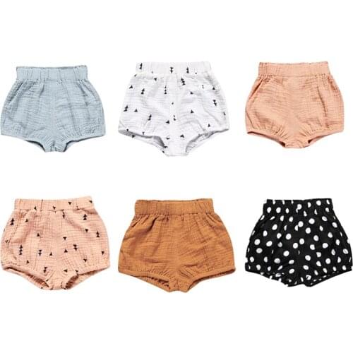 Kids Tales Summer Baby Shorts For Girls Childrens Clothing Pants For Boys Comfortable Cotton Linen Childrens Shorts 6 M-5 Yrs