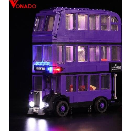 Light Compatible For 75957 Harryr Series Bus Building Bricks Harri Movie School Witchcraft Technic Blocks Toys